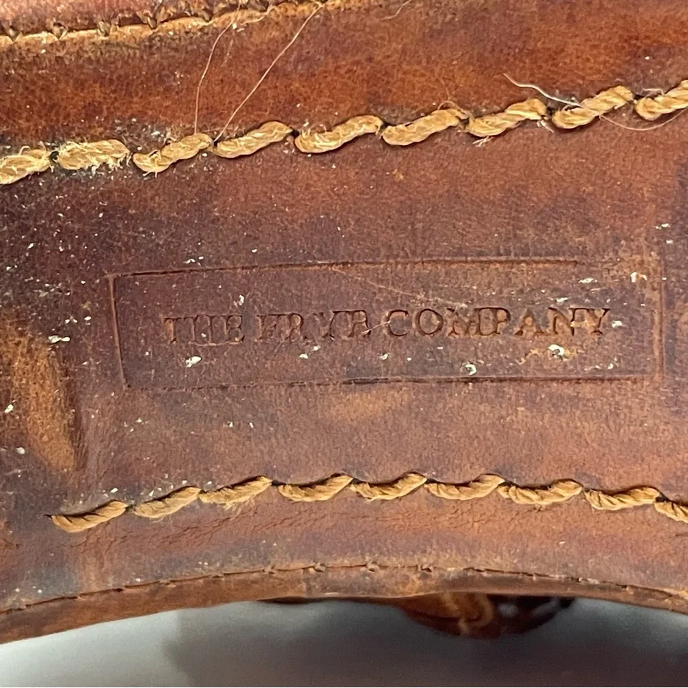 Frye Women's 9 Brown Leather Candy Lace Heeled Clogs - Picture 9 of 12